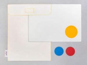 PRISM T - Therapie Goal /PRISM S Suicidality mit Scheiben in rot, blau, schwarz